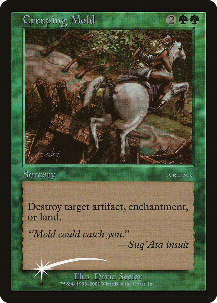 Creeping Mold (PAL01-002) - Arena League 2001 Foil - Premium MTG Single from Wizards of the Coast - Just $3.50! Shop now at Game Crave Tournament Store