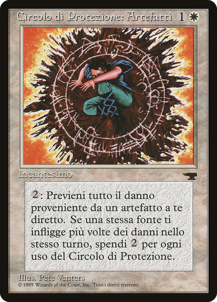 Circle of Protection: Artifacts (RIN-005) - Rinascimento - Premium MTG Single from Wizards of the Coast - Just $0.79! Shop now at Game Crave Tournament Store