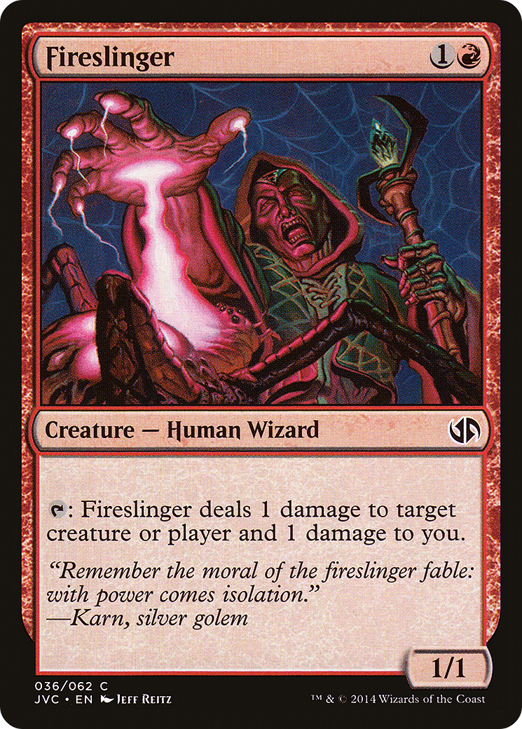 Fireslinger (JVC-036) - Duel Decks Anthology: Jace vs. Chandra - Premium MTG Single from Wizards of the Coast - Just $0.70! Shop now at Game Crave Tournament Store
