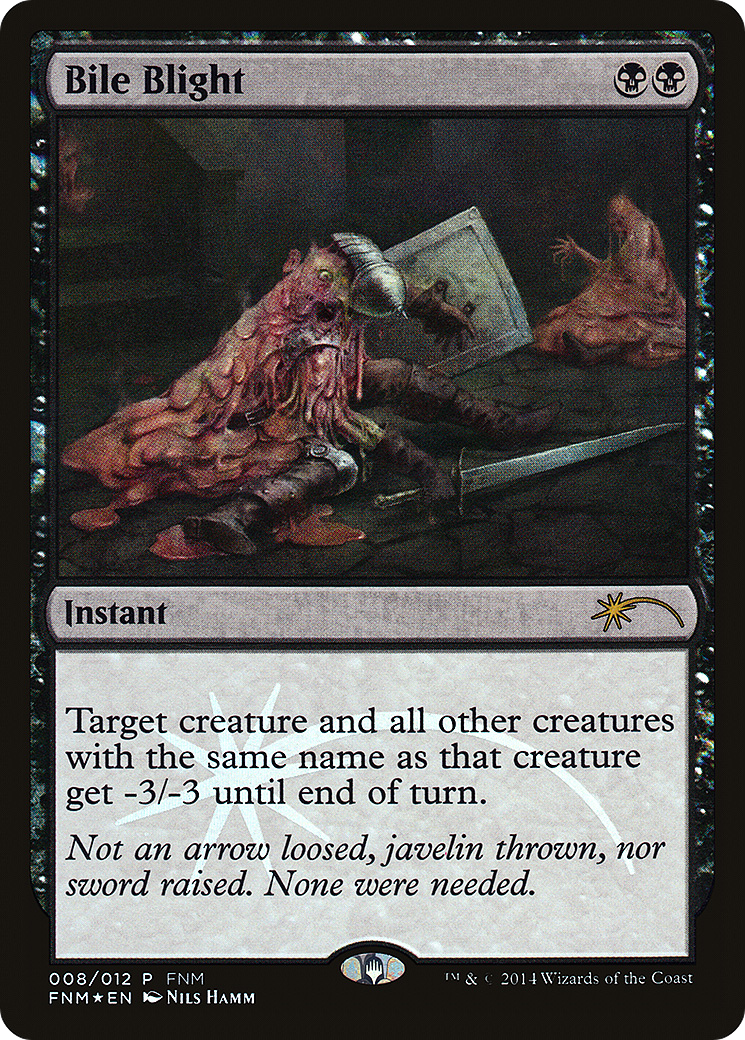 Bile Blight (F14-008) - Friday Night Magic 2014 Foil - Premium MTG Single from Wizards of the Coast - Just $0.36! Shop now at Game Crave Tournament Store
