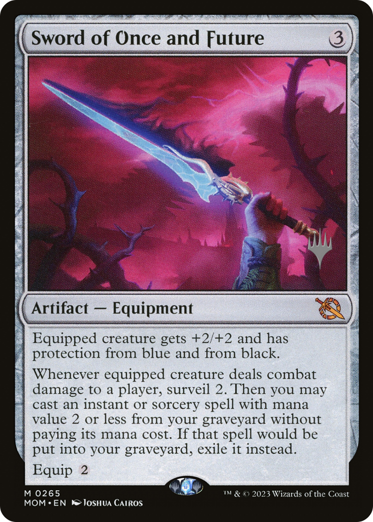 Sword of Once and Future (PMOM-265P) - March of the Machine Promos - Premium MTG Single from Wizards of the Coast - Just $0.93! Shop now at Game Crave Tournament Store