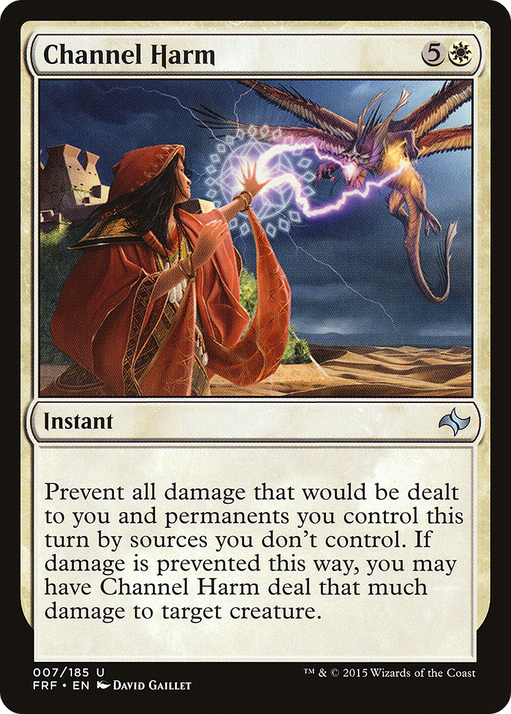 Channel Harm (FRF-007) - Fate Reforged - Premium MTG Single from Wizards of the Coast - Just $0.08! Shop now at Game Crave Tournament Store