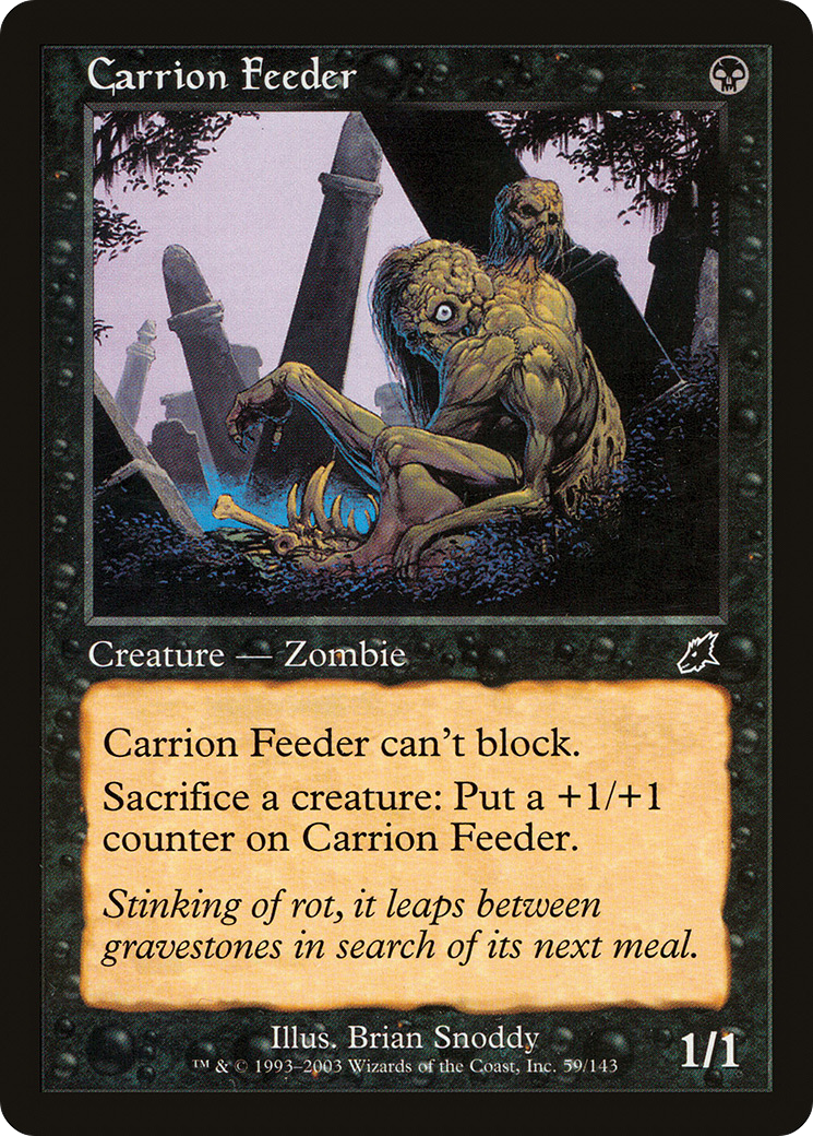 Carrion Feeder (SCG-059) - Scourge - Premium MTG Single from Wizards of the Coast - Just $1.85! Shop now at Game Crave Tournament Store