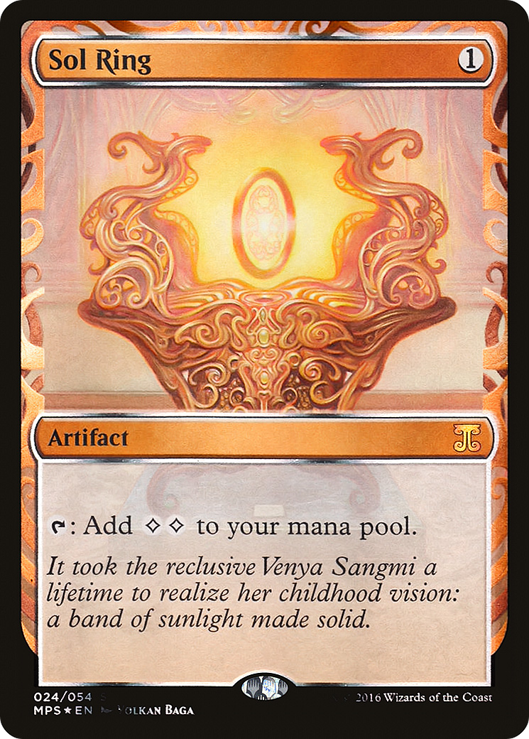 Sol Ring (MPS-024) - Kaladesh Inventions Foil - Premium MTG Single from Wizards of the Coast - Just $638.11! Shop now at Game Crave Tournament Store