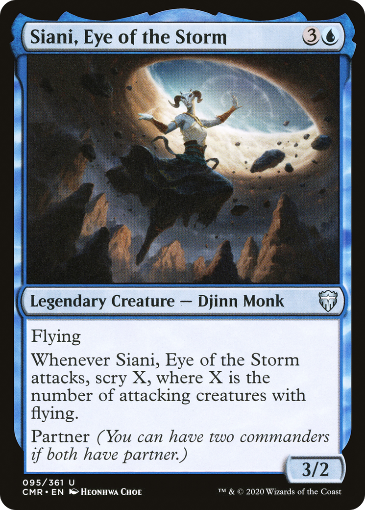Siani, Eye of the Storm (CMR-095) - Commander Legends Foil - Premium MTG Single from Wizards of the Coast - Just $0.08! Shop now at Game Crave Tournament Store