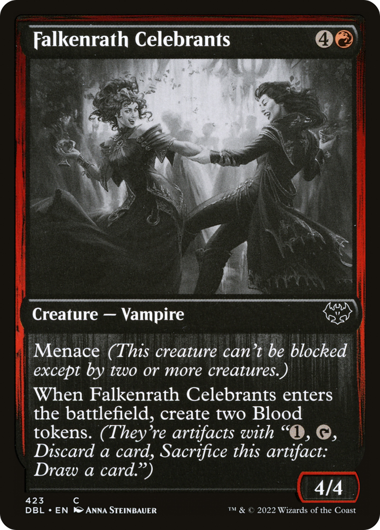 Falkenrath Celebrants (DBL-423) - Innistrad: Double Feature - Premium MTG Single from Wizards of the Coast - Just $0.08! Shop now at Game Crave Tournament Store