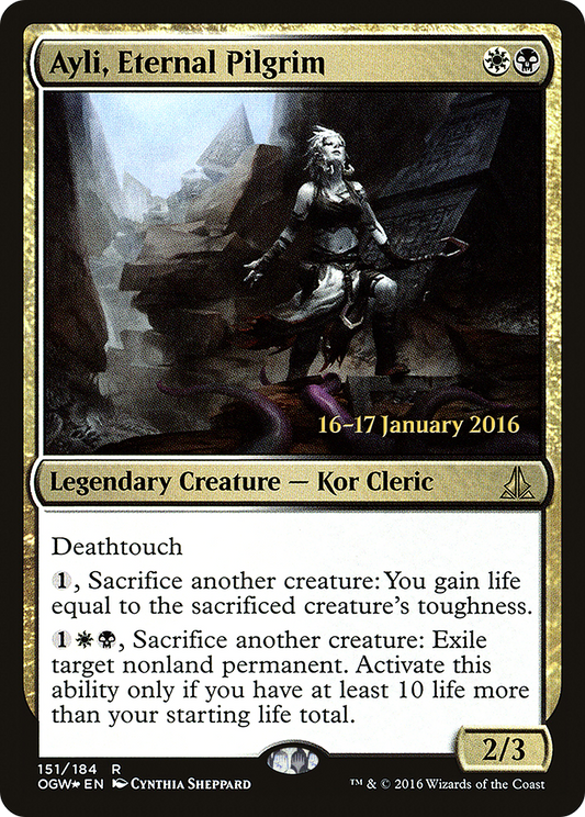Ayli, Eternal Pilgrim (POGW-151S) - Oath of the Gatewatch Promos Foil - Premium MTG Single from Wizards of the Coast - Just $2! Shop now at Game Crave Tournament Store