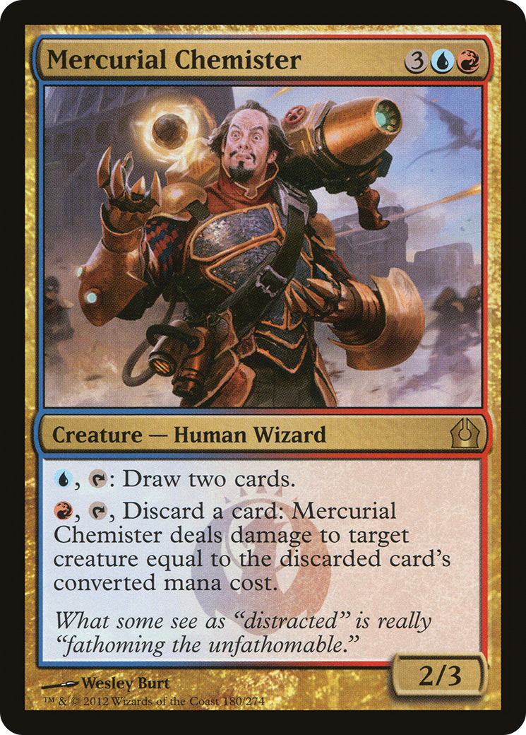 Mercurial Chemister (RTR-180) - Return to Ravnica - Premium MTG Single from Wizards of the Coast - Just $0.08! Shop now at Game Crave Tournament Store