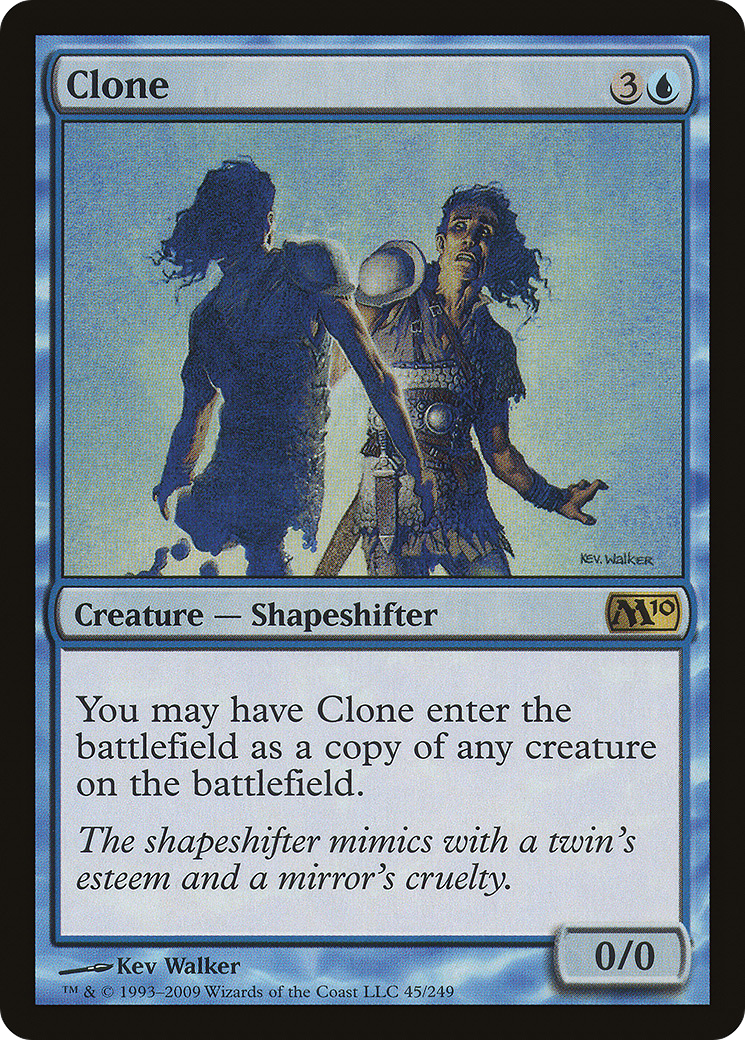 Clone (M10-045) - Magic 2010 Foil - Premium MTG Single from Wizards of the Coast - Just $0.24! Shop now at Game Crave Tournament Store