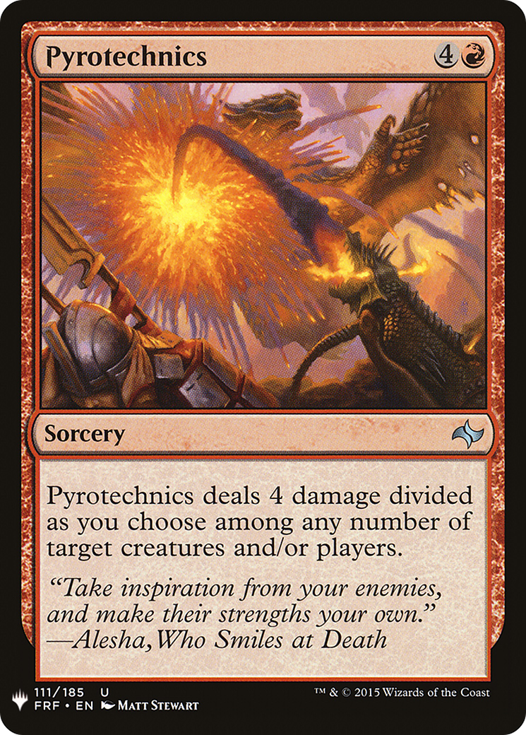 Pyrotechnics (MB1-1030) - Mystery Booster - Premium MTG Single from Wizards of the Coast - Just $0.08! Shop now at Game Crave Tournament Store