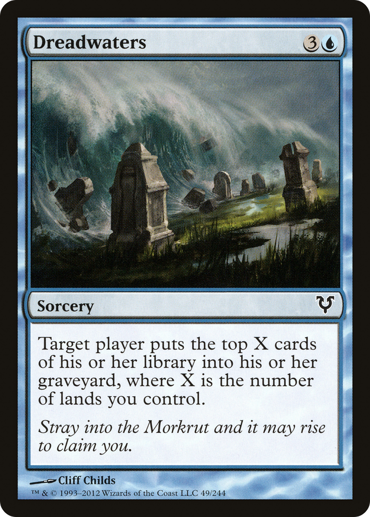 Dreadwaters (AVR-049) - Avacyn Restored - Premium MTG Single from Wizards of the Coast - Just $0.25! Shop now at Game Crave Tournament Store