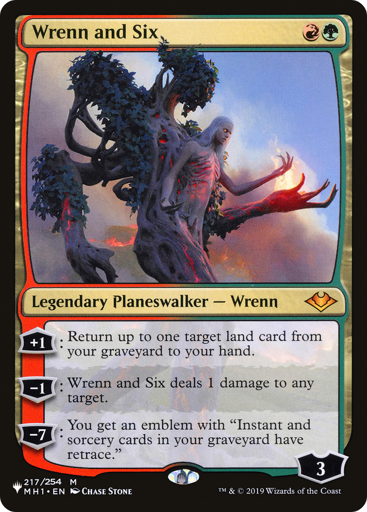 Wrenn and Six (PLIST-232) - The List - Premium MTG Single from Wizards of the Coast - Just $15.57! Shop now at Game Crave Tournament Store