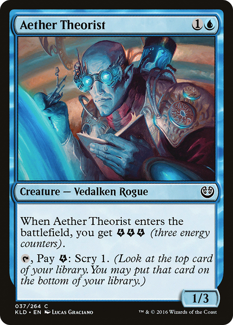 Aether Theorist (KLD-037) - Kaladesh - Premium MTG Single from Wizards of the Coast - Just $0.25! Shop now at Game Crave Tournament Store