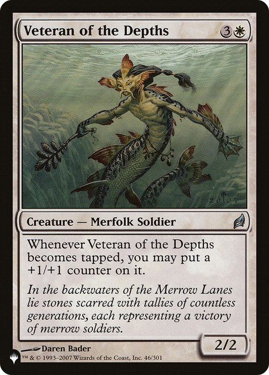 Veteran of the Depths (PLIST-1296) - The List - Premium MTG Single from Wizards of the Coast - Just $0.08! Shop now at Game Crave Tournament Store