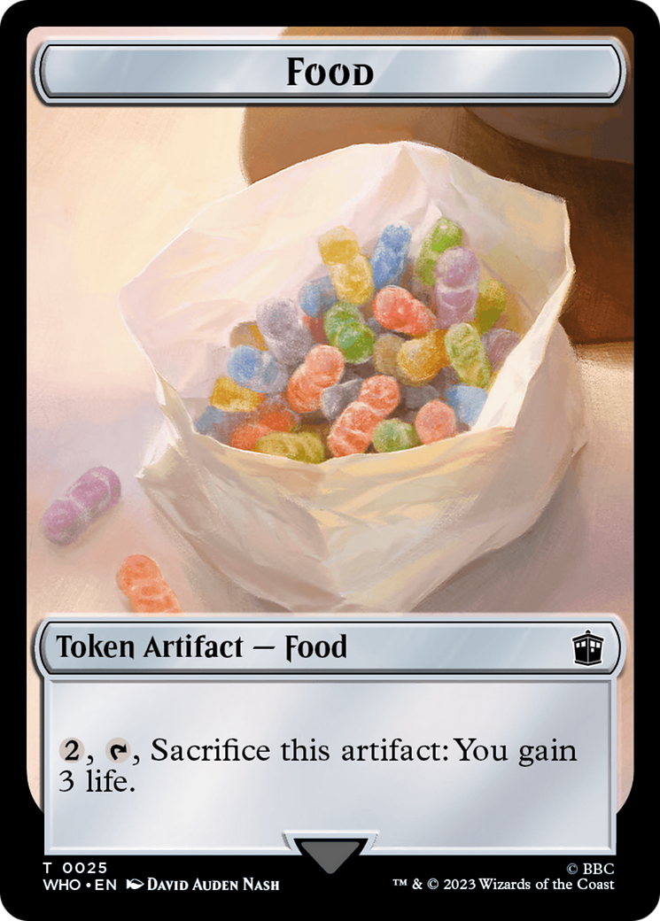 Food (TWHO-025) - Doctor Who Tokens Foil - Premium MTG Single from Wizards of the Coast - Just $0! Shop now at Game Crave Tournament Store
