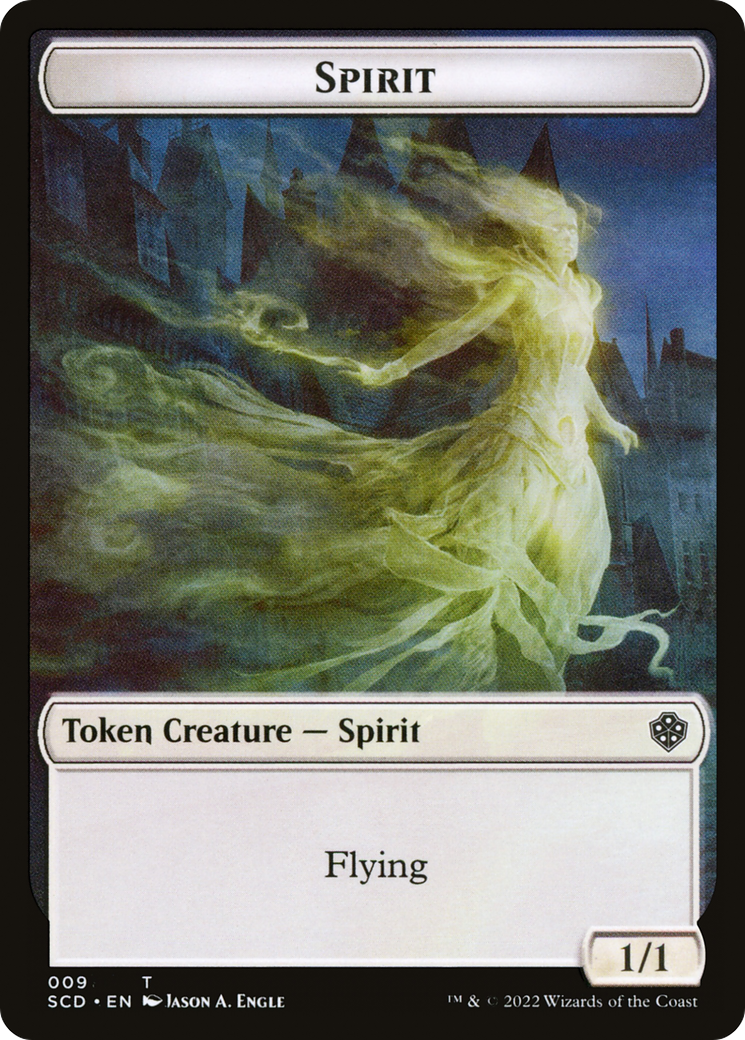 Spirit (TSCD-009) - Starter Commander Deck Tokens - Premium MTG Single from Wizards of the Coast - Just $0! Shop now at Game Crave Tournament Store