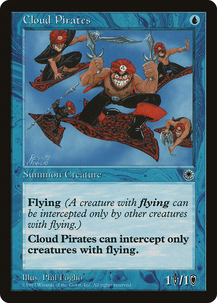 Cloud Pirates (POR-46D) - Portal - Premium MTG Single from Wizards of the Coast - Just $0.71! Shop now at Game Crave Tournament Store