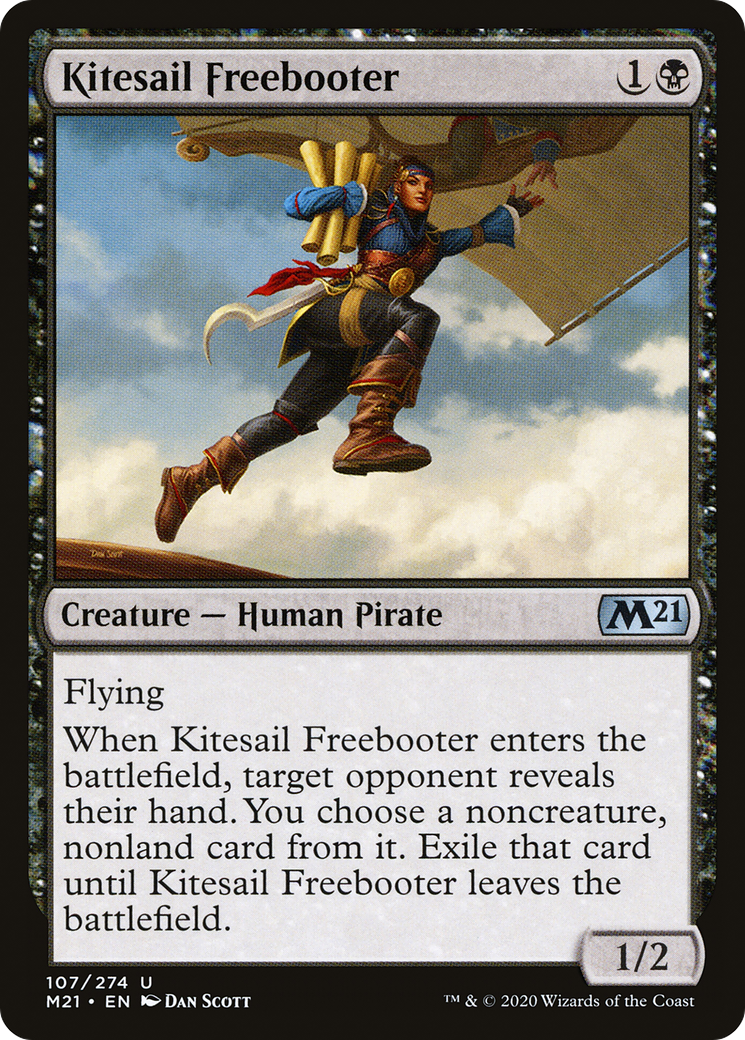 Kitesail Freebooter (M21-107) - Core Set 2021 - Premium MTG Single from Wizards of the Coast - Just $0.08! Shop now at Game Crave Tournament Store
