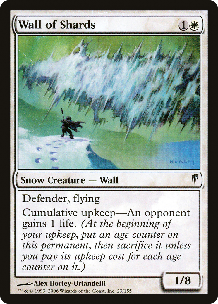 Wall of Shards (CSP-023) - Coldsnap - Premium MTG Single from Wizards of the Coast - Just $2! Shop now at Game Crave Tournament Store
