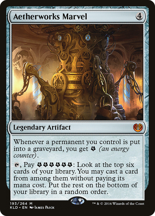 Aetherworks Marvel (KLD-193) - Kaladesh - Premium MTG Single from Wizards of the Coast - Just $0.20! Shop now at Game Crave Tournament Store