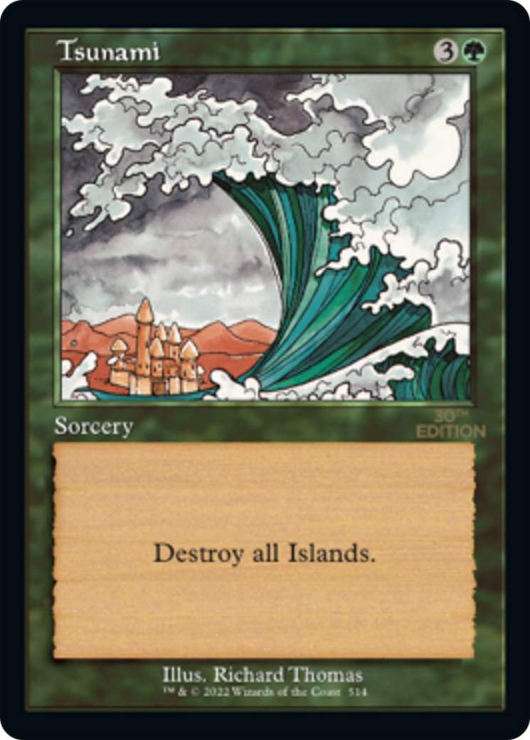 Tsunami (30A-514) - 30th Anniversary Edition - Premium MTG Single from Wizards of the Coast - Just $11.04! Shop now at Game Crave Tournament Store