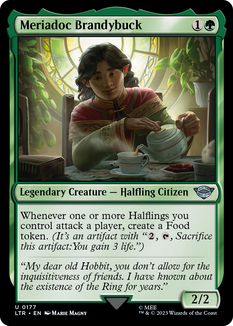 Meriadoc Brandybuck (LTR-177) - The Lord of the Rings: Tales of Middle-earth - Premium MTG Single from Wizards of the Coast - Just $0.08! Shop now at Game Crave Tournament Store