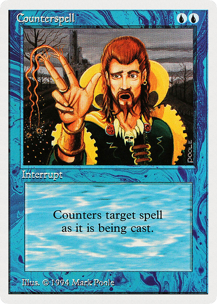 Counterspell (SUM-054) - Summer Magic / Edgar - Premium MTG Single from Wizards of the Coast - Just $1.20! Shop now at Game Crave Tournament Store