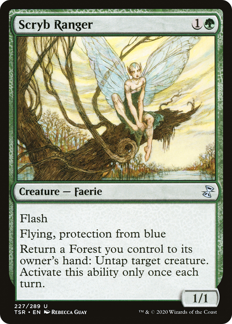 Scryb Ranger (TSR-227) - Time Spiral Remastered Foil - Premium MTG Single from Wizards of the Coast - Just $1.95! Shop now at Game Crave Tournament Store