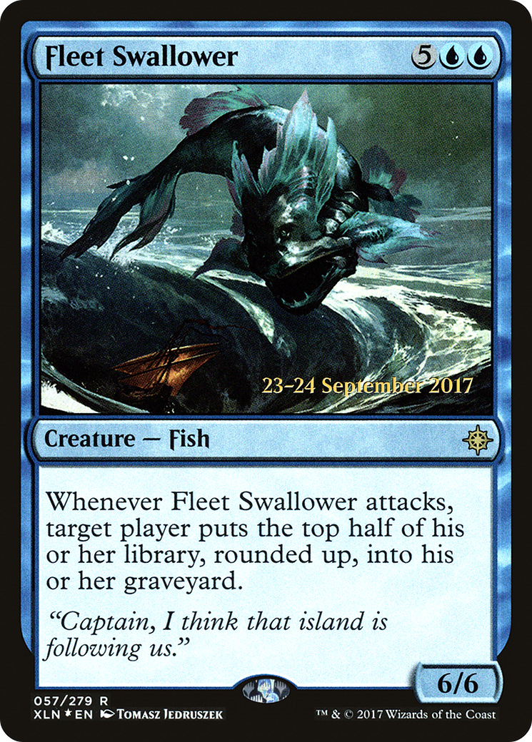 Fleet Swallower (PXLN-57S) - Ixalan Promos Foil - Premium MTG Single from Wizards of the Coast - Just $2.63! Shop now at Game Crave Tournament Store