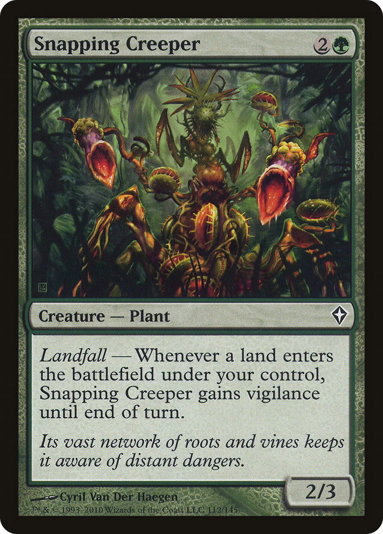 Snapping Creeper (WWK-112) - Worldwake - Premium MTG Single from Wizards of the Coast - Just $0.25! Shop now at Game Crave Tournament Store
