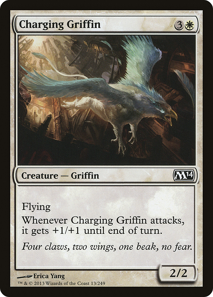 Charging Griffin (M14-013) - Magic 2014 - Premium MTG Single from Wizards of the Coast - Just $0.25! Shop now at Game Crave Tournament Store