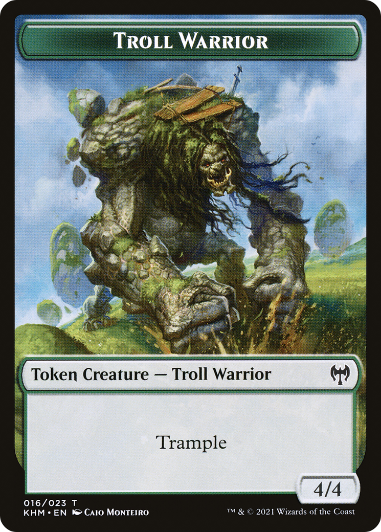 Troll Warrior (TKHM-016) - Kaldheim Tokens - Premium MTG Single from Wizards of the Coast - Just $0! Shop now at Game Crave Tournament Store