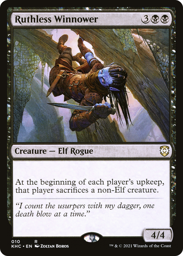 Ruthless Winnower (KHC-010) - Kaldheim Commander - Premium MTG Single from Wizards of the Coast - Just $1.81! Shop now at Game Crave Tournament Store