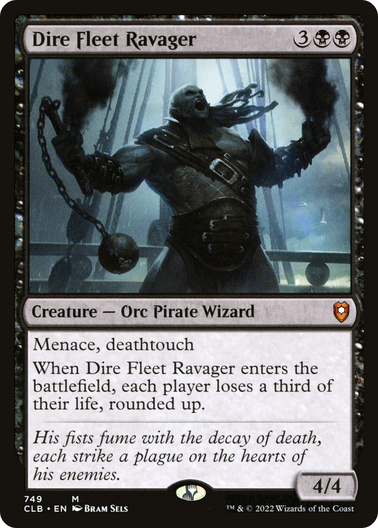 Dire Fleet Ravager (CLB-749) - Commander Legends: Battle for Baldur's Gate - Premium MTG Single from Wizards of the Coast - Just $0.26! Shop now at Game Crave Tournament Store