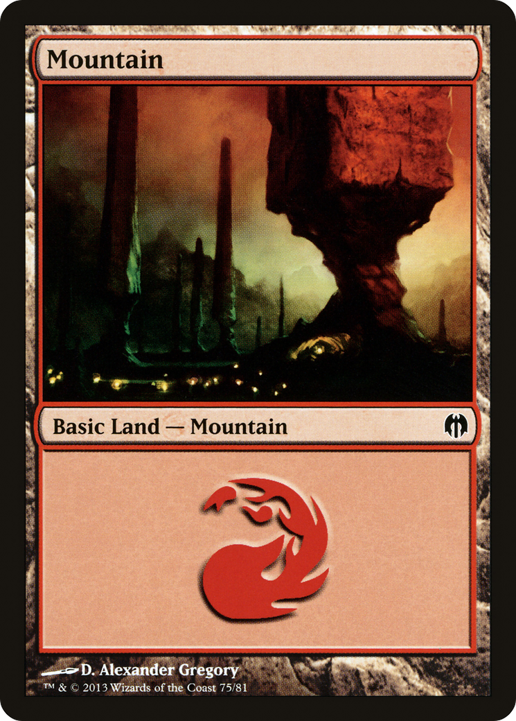 Mountain (DDL-075) - Duel Decks: Heroes vs. Monsters - Premium MTG Single from Wizards of the Coast - Just $0.08! Shop now at Game Crave Tournament Store