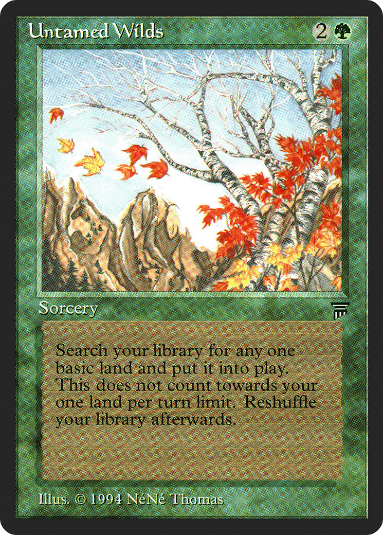 Untamed Wilds (LEG-210) - Legends - Premium MTG Single from Wizards of the Coast - Just $0.97! Shop now at Game Crave Tournament Store