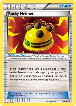 Rocky Helmet 133/149 - Boundaries Crossed Reverse Holofoil - Premium Pokemon Single from Nintendo - Just $0.46! Shop now at Game Crave Tournament Store