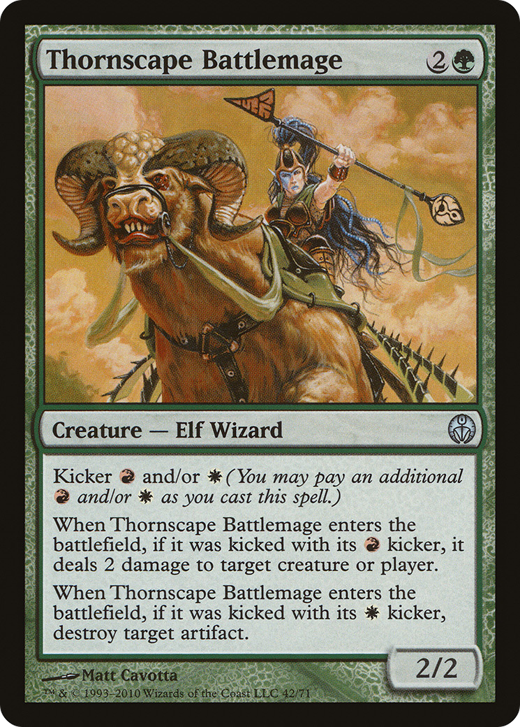 Thornscape Battlemage (DDE-042) - Duel Decks: Phyrexia vs. the Coalition - Premium MTG Single from Wizards of the Coast - Just $0.08! Shop now at Game Crave Tournament Store