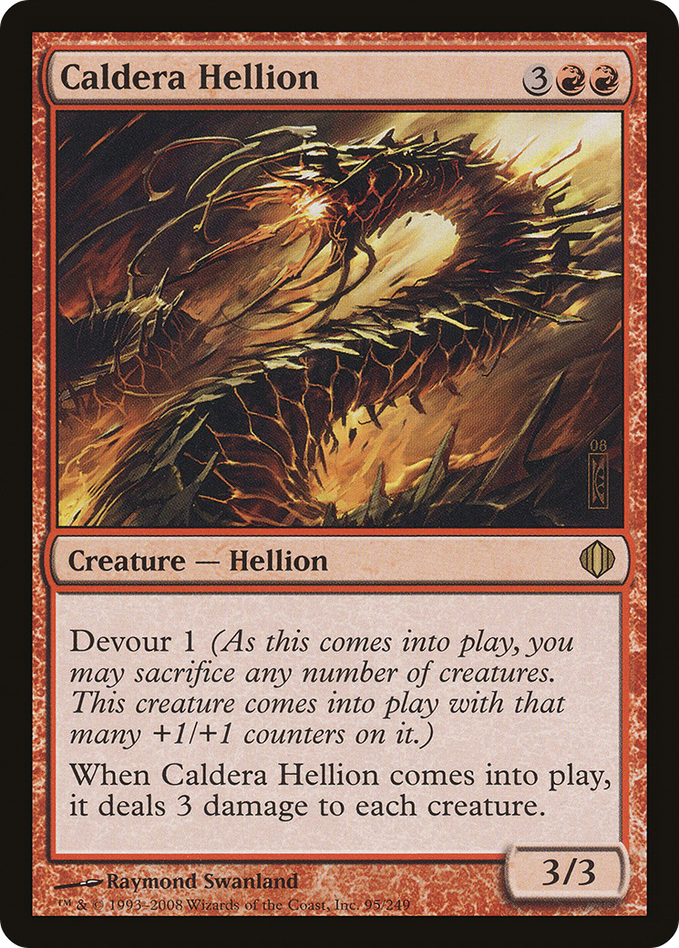 Caldera Hellion (ALA-095) - Shards of Alara Foil - Premium MTG Single from Wizards of the Coast - Just $0.29! Shop now at Game Crave Tournament Store