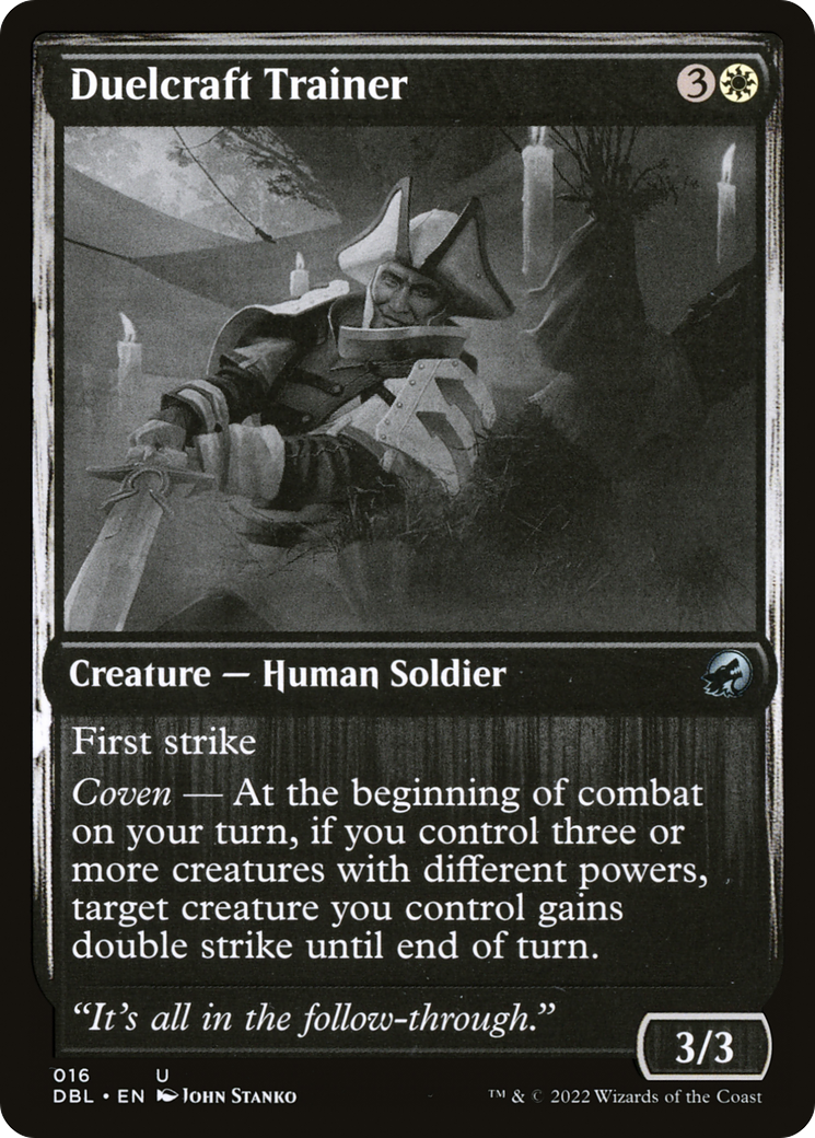 Duelcraft Trainer (DBL-016) - Innistrad: Double Feature - Premium MTG Single from Wizards of the Coast - Just $0.08! Shop now at Game Crave Tournament Store