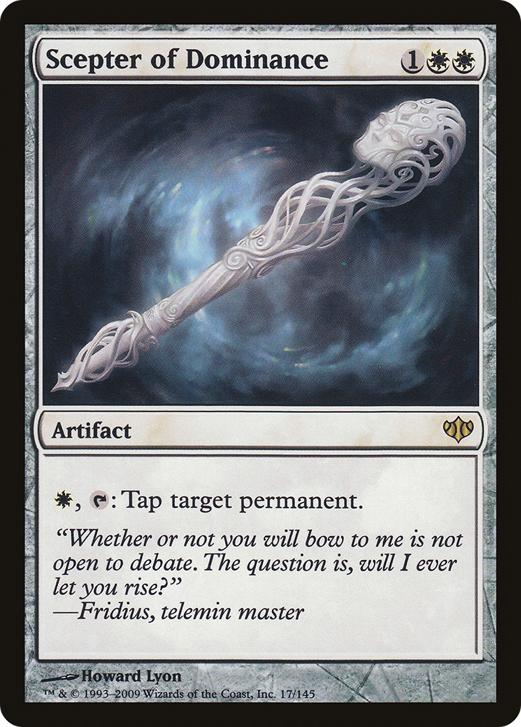 Scepter of Dominance (CON-017) - Conflux Foil - Premium MTG Single from Wizards of the Coast - Just $0.17! Shop now at Game Crave Tournament Store
