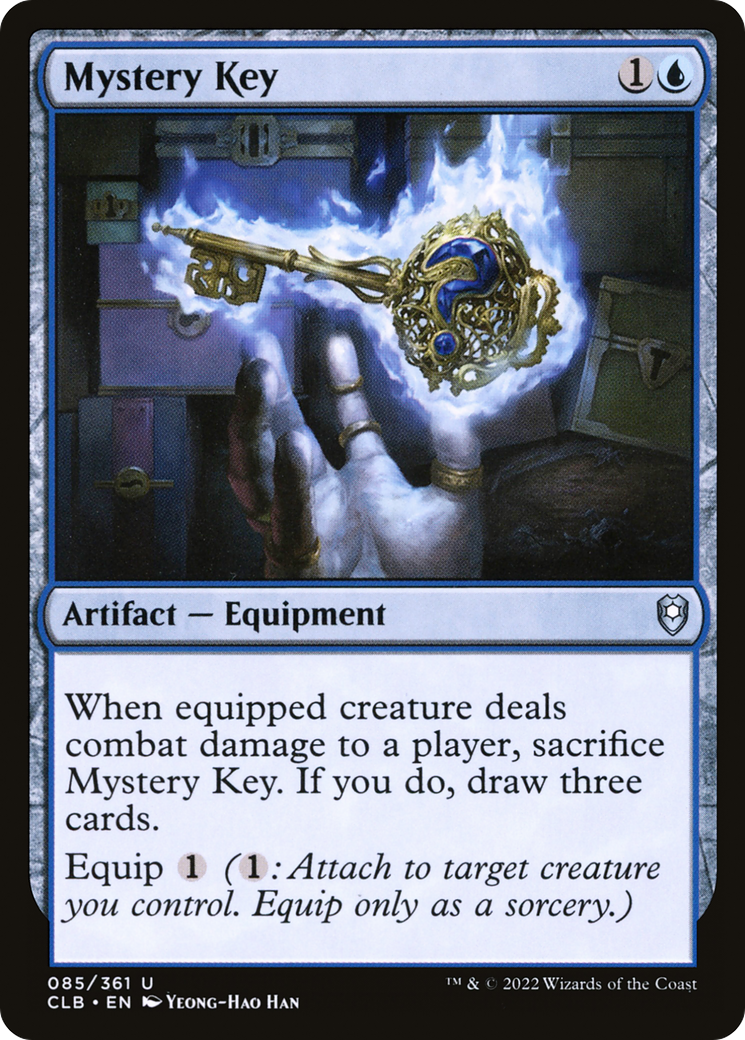 Mystery Key (CLB-085) - Commander Legends: Battle for Baldur's Gate Foil - Premium MTG Single from Wizards of the Coast - Just $0.08! Shop now at Game Crave Tournament Store