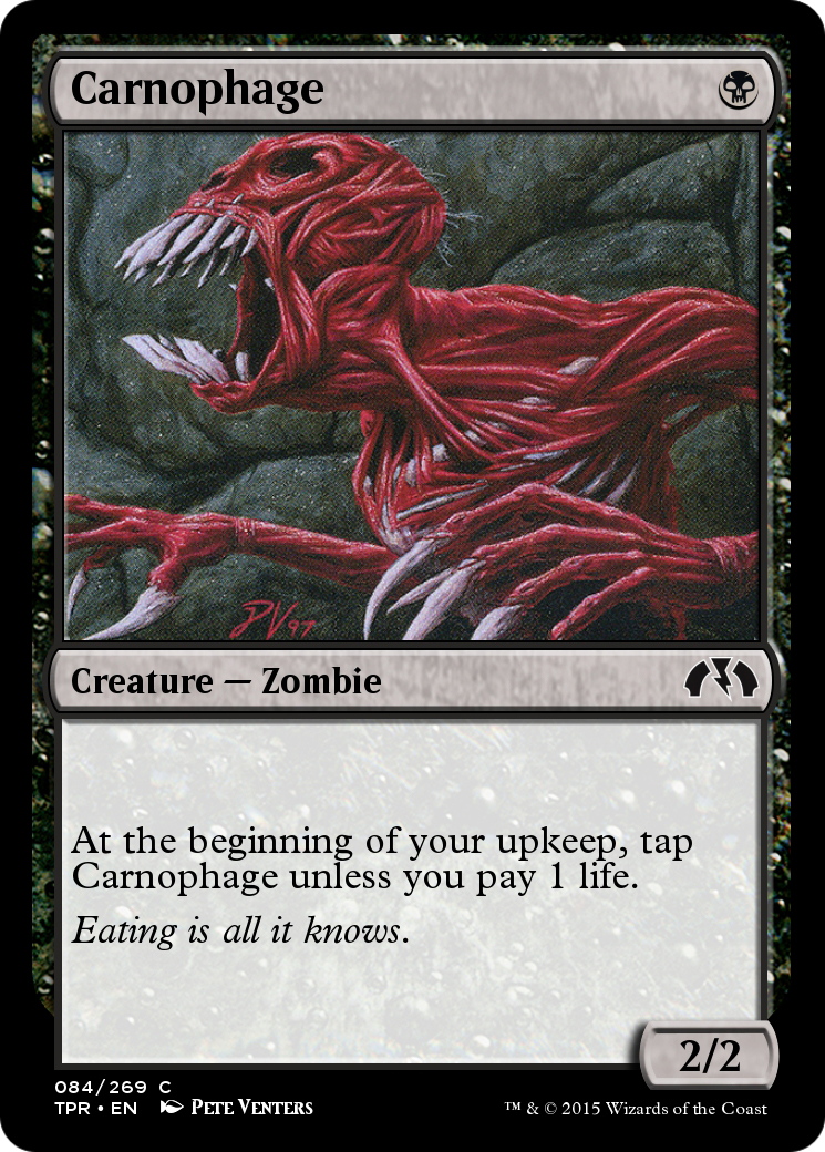 Carnophage (TPR-084) - Tempest Remastered - Premium MTG Single from Wizards of the Coast - Just $0! Shop now at Game Crave Tournament Store