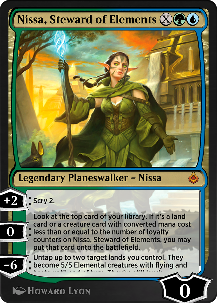 Nissa, Steward of Elements (AKR-248) - Amonkhet Remastered - Premium MTG Single from Wizards of the Coast - Just $0! Shop now at Game Crave Tournament Store