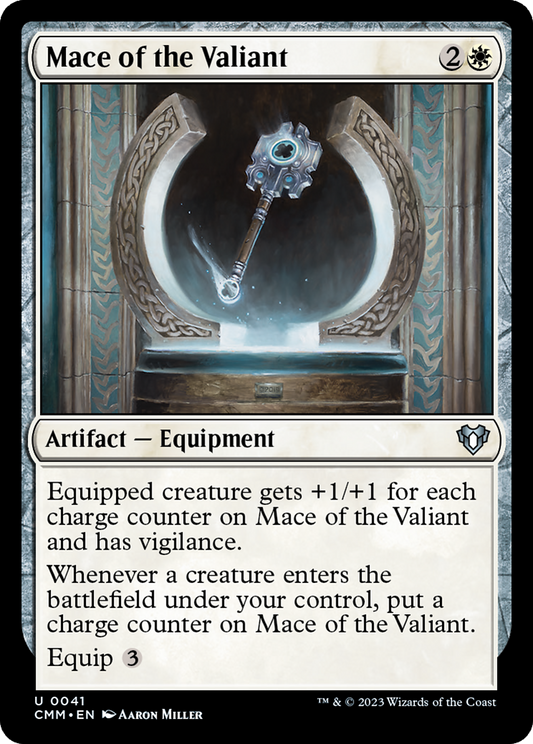 Mace of the Valiant (CMM-041) - Commander Masters - Premium MTG Single from Wizards of the Coast - Just $0.08! Shop now at Game Crave Tournament Store