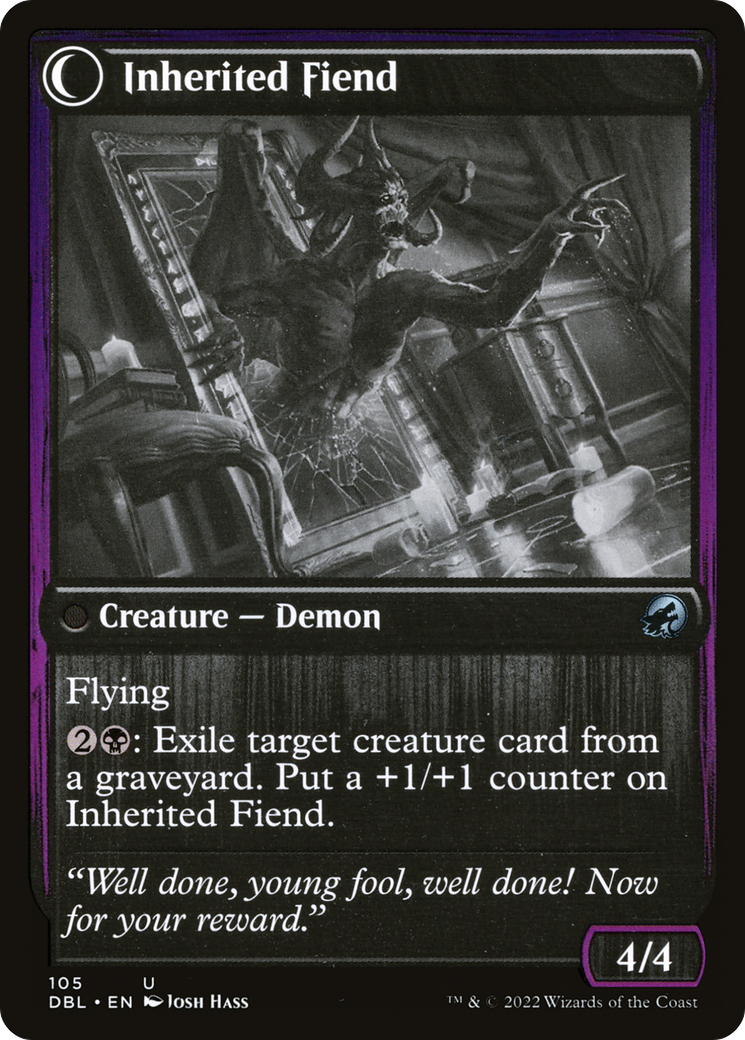 Heirloom Mirror // Inherited Fiend (DBL-105) - Innistrad: Double Feature: (Double Faced Transform) Foil - Premium MTG Single from Wizards of the Coast - Just $0.38! Shop now at Game Crave Tournament Store