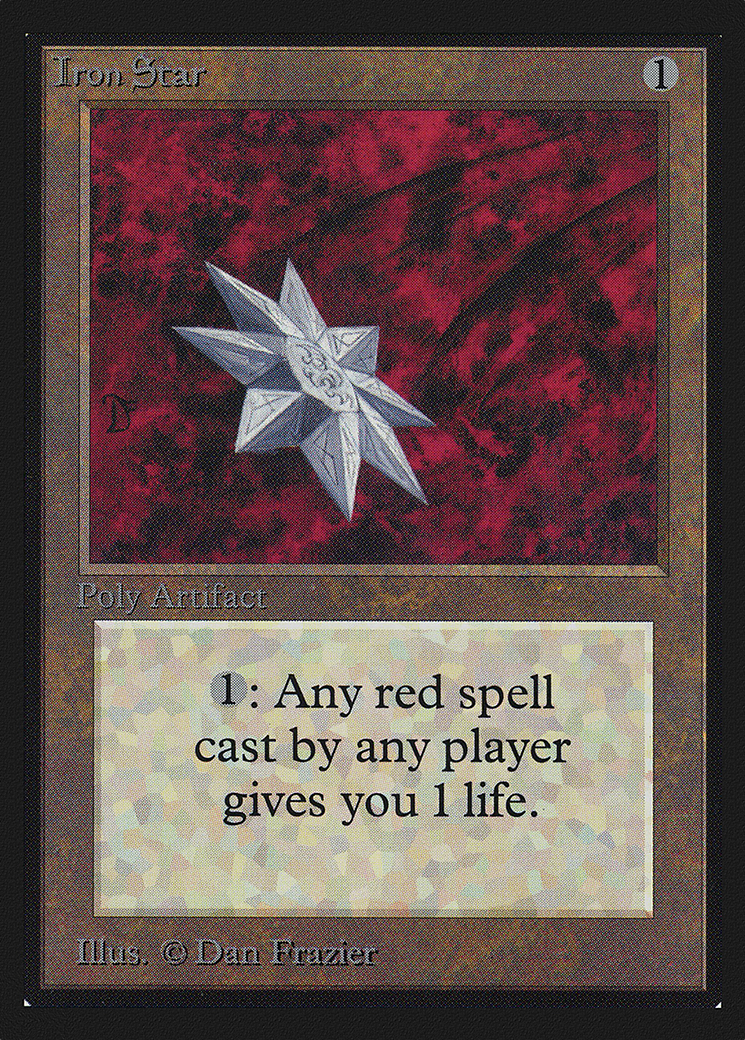 Iron Star (CED-251) - Collectors' Edition - Premium MTG Single from Wizards of the Coast - Just $1.27! Shop now at Game Crave Tournament Store