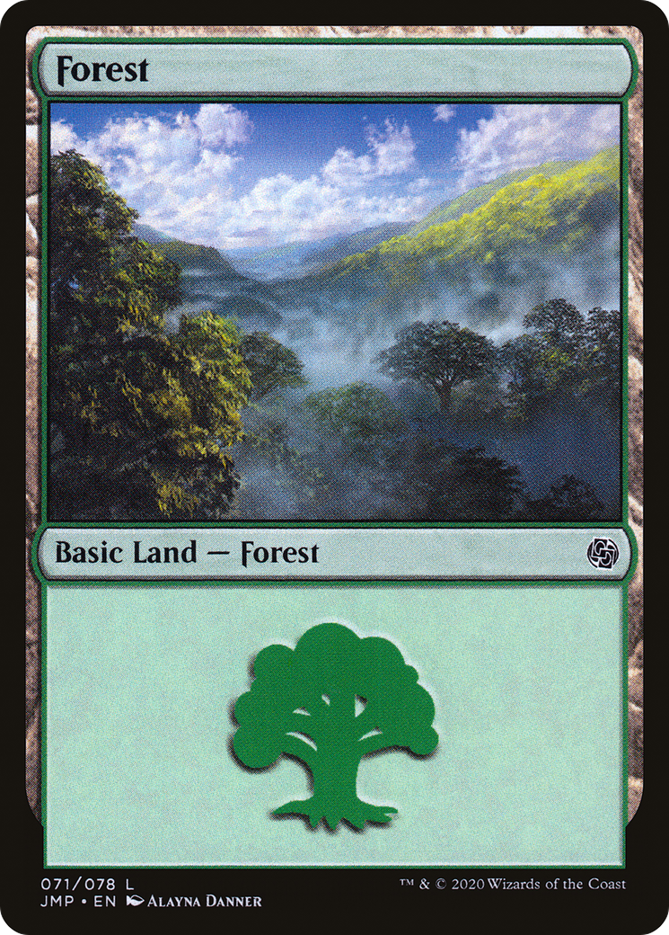 Forest (JMP-071) - Jumpstart - Premium MTG Single from Wizards of the Coast - Just $0.25! Shop now at Game Crave Tournament Store