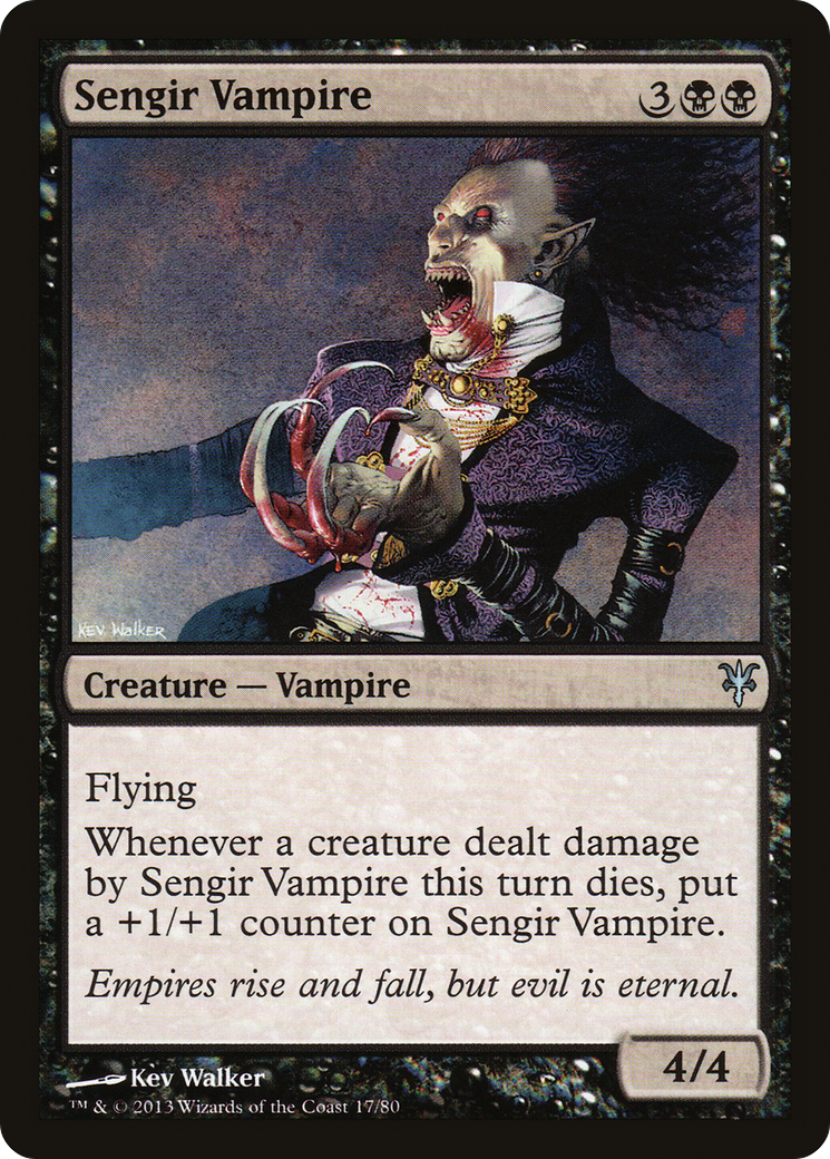 Sengir Vampire (DDK-017) - Duel Decks: Sorin vs. Tibalt - Premium MTG Single from Wizards of the Coast - Just $0.25! Shop now at Game Crave Tournament Store