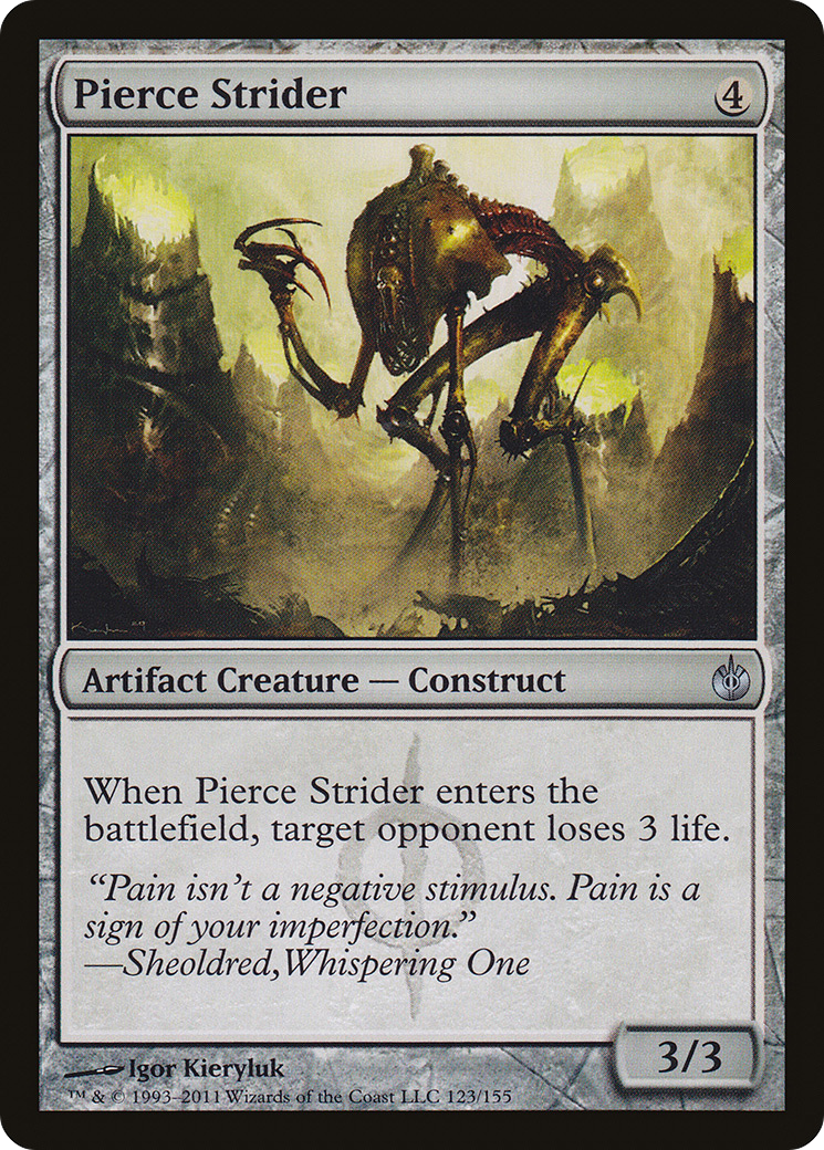 Pierce Strider (MBS-123) - Mirrodin Besieged - Premium MTG Single from Wizards of the Coast - Just $0.25! Shop now at Game Crave Tournament Store